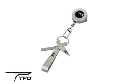 TFO Nipper Knot Combo Tool With Pin On Retractor | TFO - Temple Fork Outfitters Canada