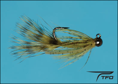 Jig Mini Bugger - Olive Rubber Legs | TFO Temple Fork Outfitters Canada