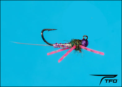 JIG LIGHTNING BUG - PURPLE - RUBBER LEG | TFO - Temple Fork Outfitters Canada