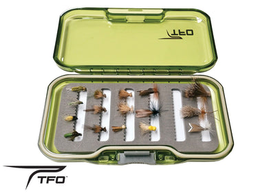 Caddis fly selection with fly box | TFO Temple Fork Outfitters Canada