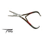 TFO Mitten scissor clamp with fish print handles open view | Temple Fork Outfitters Canada