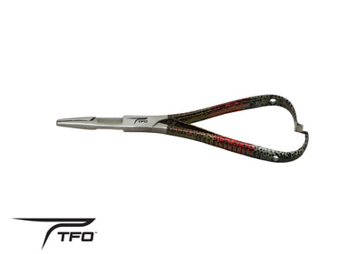 TFO Mitten scissor clamp with fish print handles | Temple Fork Outfitters Canada