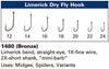 Daiichi 1480 Limerick Dry Fly Hook  Chart | TFO - Temple Fork Outfitters Canada