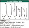 Daiichi 1720 Long-Bodied Nymph Hook - 3X Long Chart | TFO - Temple Fork Outfitters Canada