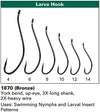 Daiichi 1850 Flat Eye Streamer Hook Chart | TFO - Temple Fork Outfitters Canada