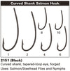 Daiichi 2151 Curved-Shank Salmon Hook - Straight Eye Chart | TFO - Temple Fork Outfitters Canada