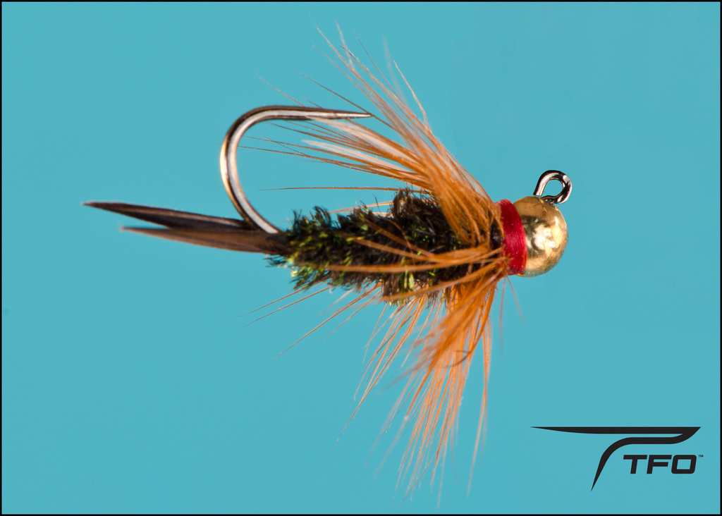 The Fly Fishing Place Bead Head Prince Nymph Fly Fishing Flies - Set of 6  Flies Hook Size 14