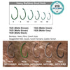 Daiichi 1900 barbless scud hook chart