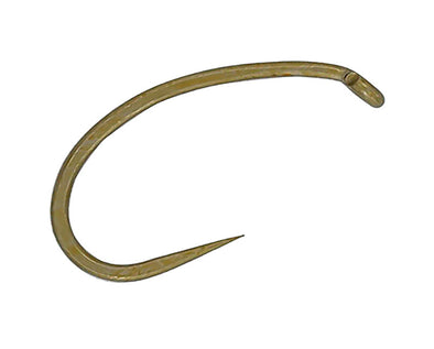 Daiichi 1920 Matte Bronze Barbless Scud Hook 