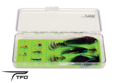FLY SELECTION - 10 Jig Hook Flies with Free Fly Box | Temple Fork Outfitters Canada