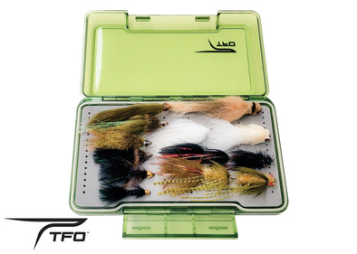 TFO streamer fly selection with fly box | TFO Temple Fork Outfitters Canada