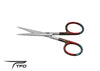 TFO Fish print handle hair scissors Open View | Temple Fork Outfitters Canada