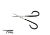TFO Large Size Malleable Handle Scissors Open View | TFO - Temple Fork Outfitters Canada