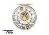 TFO NV Clear Gold Fly Reel Front | TFO Canada