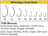 Daiichi 1130 Wide-Gape Scud Hook Chart | TFO - Temple Fork Outfitters Canada