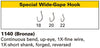 Daiichi 1140 Special Wide-Gape Hook Chart | TFO - Temple Fork Outfitters Canada