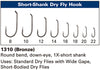 Daiichi 1310 Short-Shank Dry Fly Hook Chart | TFO - Temple Fork Outfitters Canada