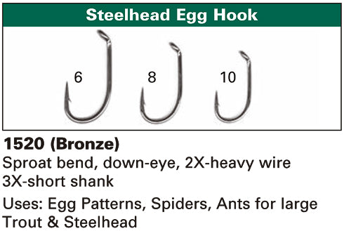 Daiichi 1520 Steelhead Egg Hook