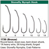 Daiichi 1730 Stonefly Nymph Hook - 3X Long Chart | TFO - Temple Fork Outfitters Canada
