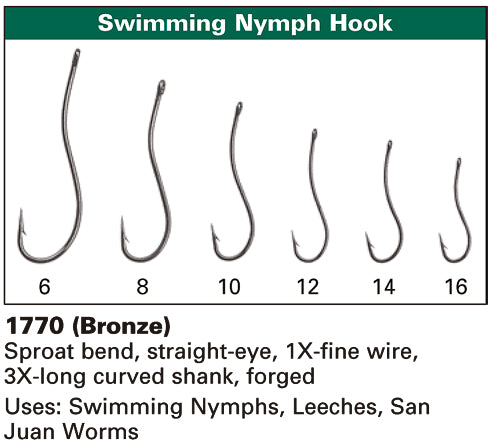 Daiichi 1770 Swimming Nymph Hook | Fly Tying | Temple Fork Outfitters ...