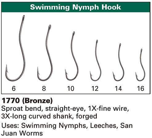 Daiichi 1770 Swimming Nymph Hook