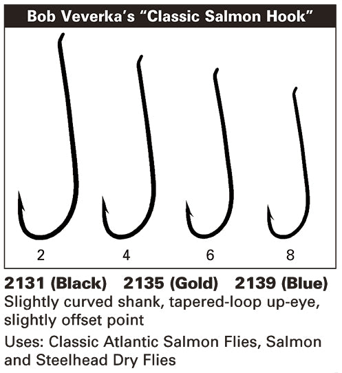 Daiichi 2135 Bob Veverka Classic Salmon Hook - Gold