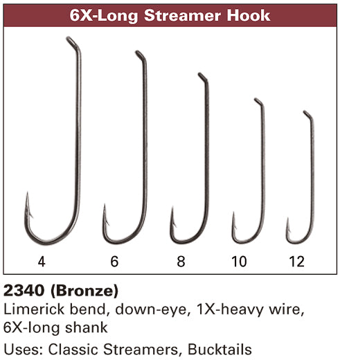 Daiichi 2340 Traditional Streamer Hook