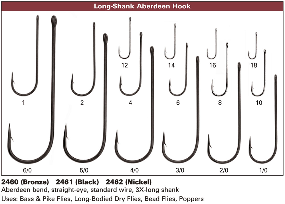 Daiichi 2461 Multi-Use Aberdeen Hook - Black