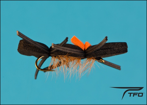 Ant Chernobyl - Black Dry fly fishing fly | TFO - Temple Fork Outfitters Canada