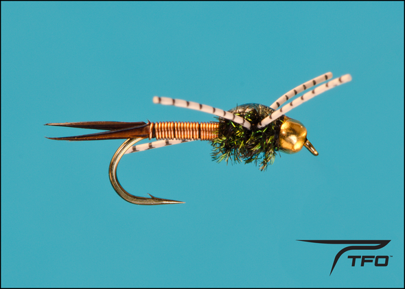 Beadhead Copper John Copper Poxyback R/Leg Fly fishing nymph | TFO - Temple Fork Outfitters Canada