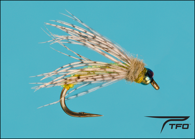 Glass Bead Flashback Green Caddis Emerger Fly fishing nymph | TFO - Temple Fork Outfitters Canada