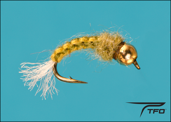 Beadhead Granny Bug Nymph - Olive Fly fishing nymph | TFO - Temple Fork Outfitters Canada