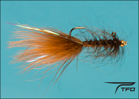 Balanced Leech Dk. Brown Fly fishing nymph | TFO - Temple Fork Outfitters Canada