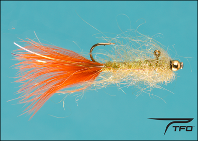 Balanced Leech Olive/Burnt orange Fly fishing nymph | TFO - Temple Fork Outfitters Canada