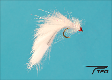 Beadhead Pine Squirrel Leech - White | TFO - Temple Fork Outfitters Canada