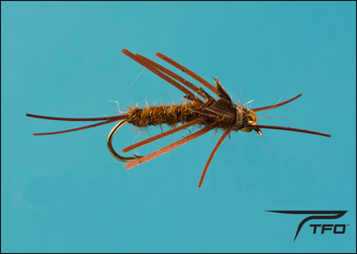 Beadhead Stonefly Rubber Leg - Brown | TFO - Temple Fork Outfitters Canada