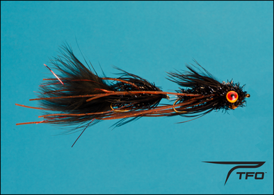 The Fly Fishing Place Mini Dungeon Black Articulated Streamers Trout Bass Fly  Fishing Flies - Set of 3 Hook Size 6 - Yahoo Shopping