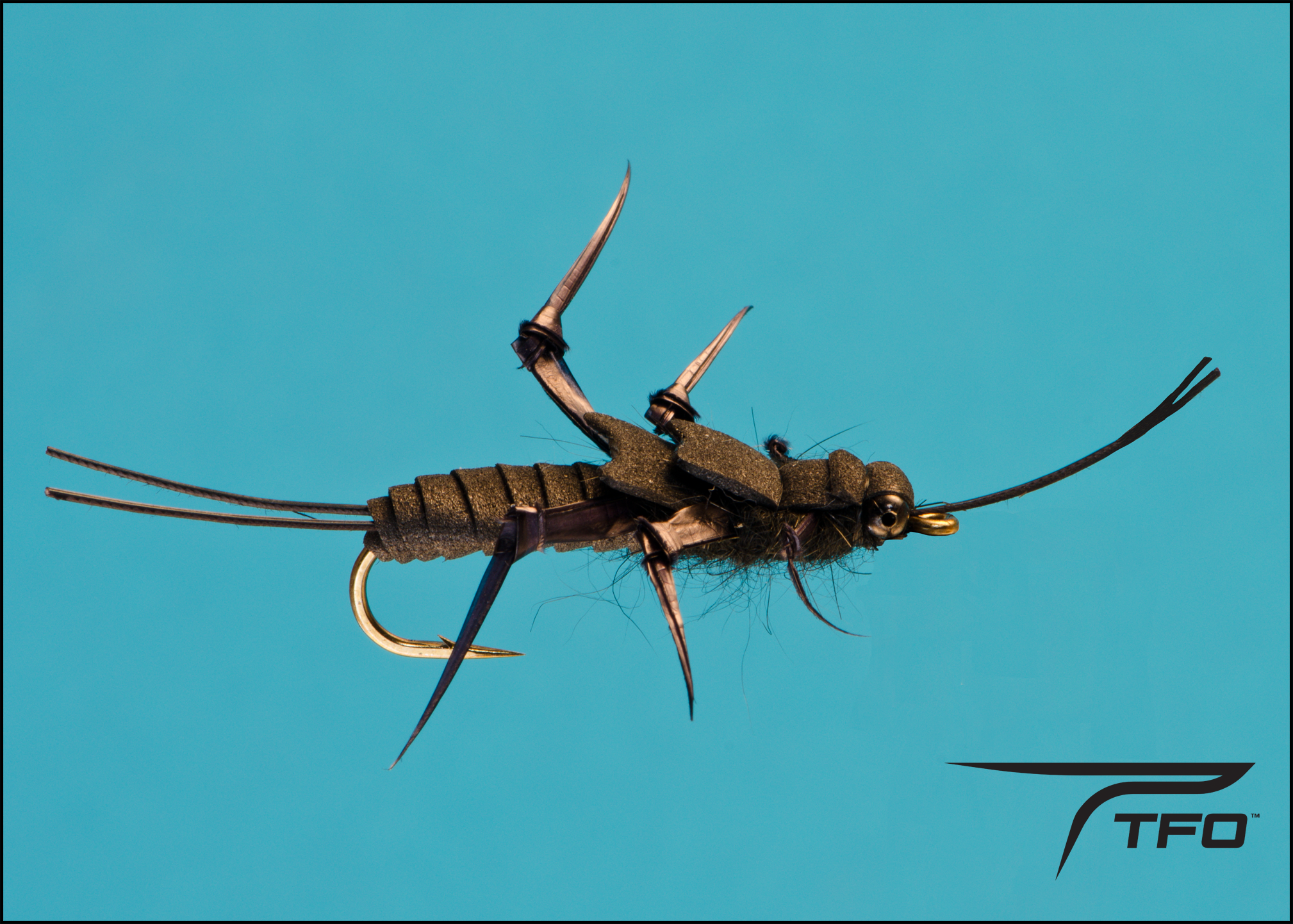 Stonefly Nymph Realistic Black 
