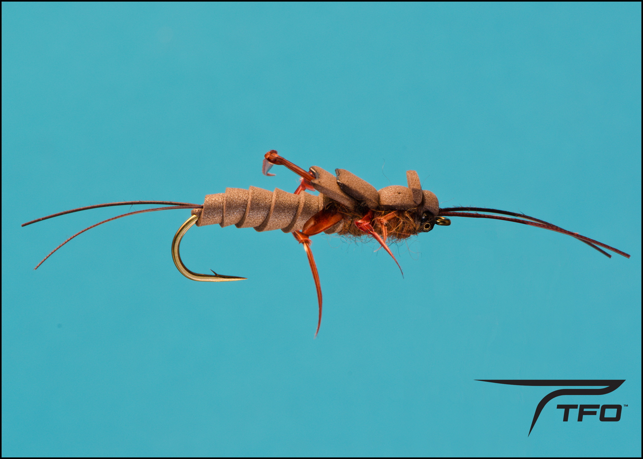 Stonefly Nymph Realistic Brown 