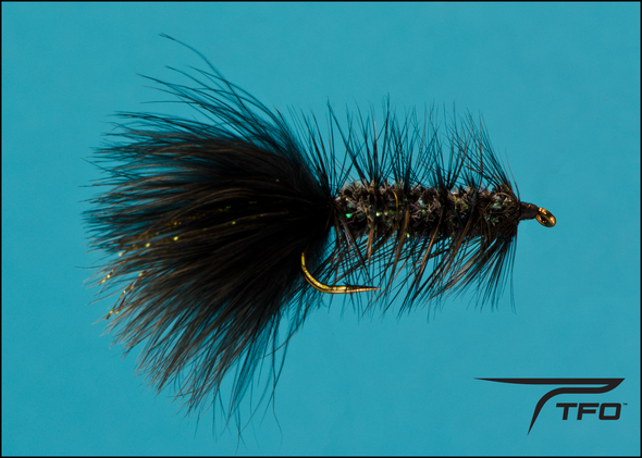 Woolly Bugger Crystal Black | TFO - Temple Fork Outfitters Canada