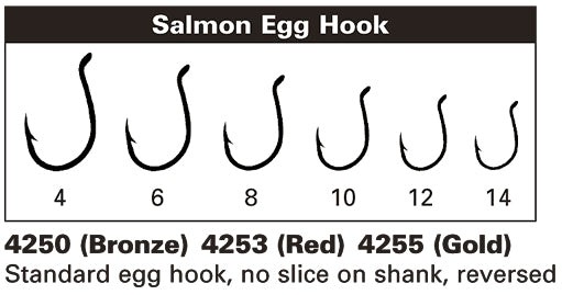 Daiichi 4255 Salmon Egg Hook - Gold