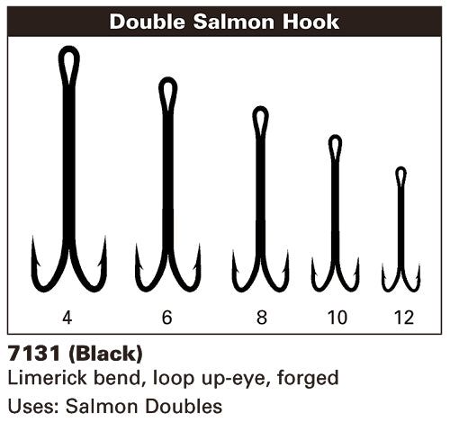 Daiichi 2161 Curved-Shank Salmon Hook - Up Eye