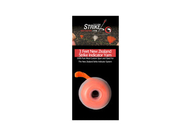 New Zealand Strike Indicator Wool Yarn Spool-Radioactive Orange