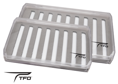 TFO XL D/S Waterproof Clear Lid Streamer Slit Foam Fly Box