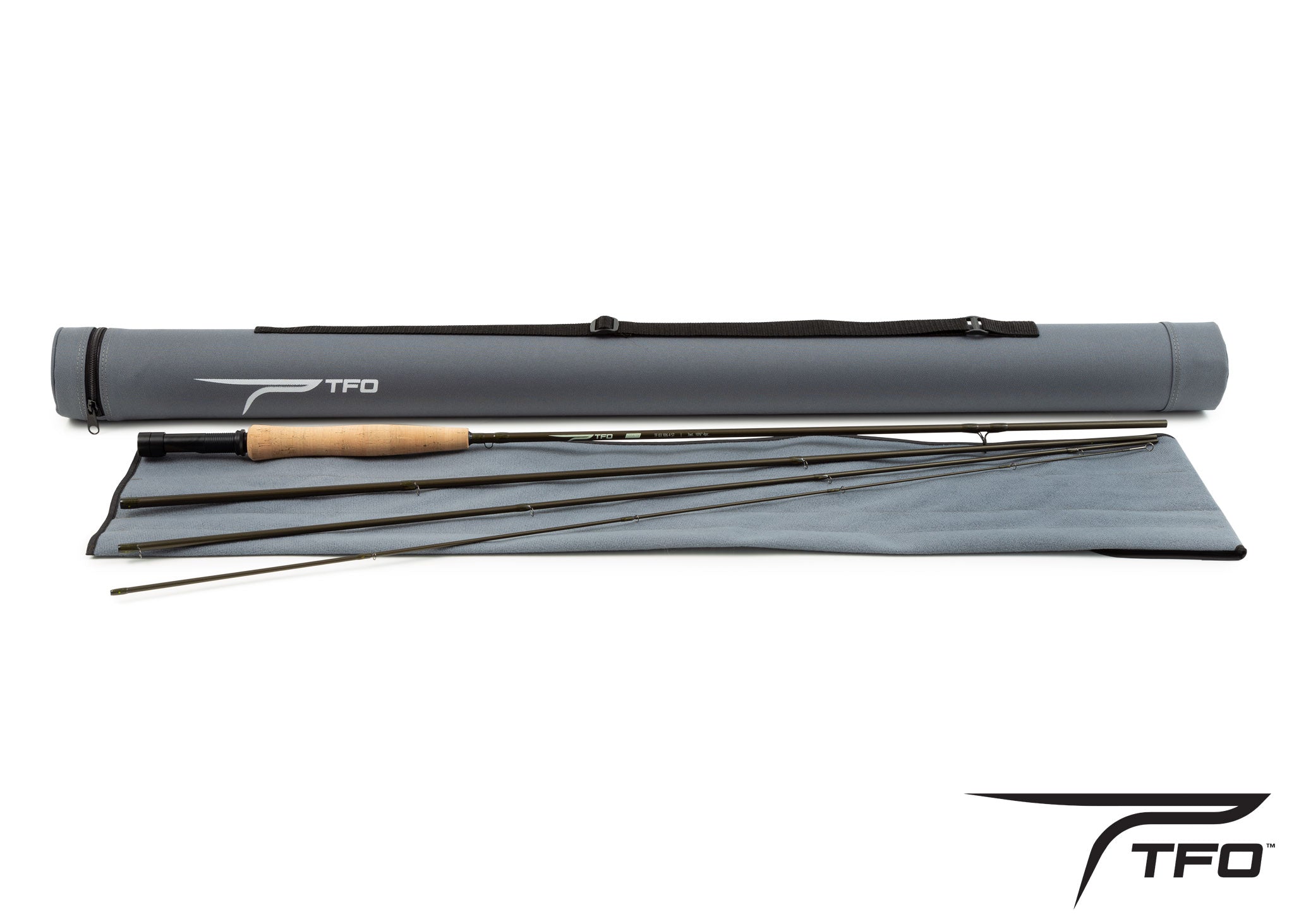 Fly Rod Euro Carbon Fiber IM8, 11ft 3wt Three Piece With Loaded