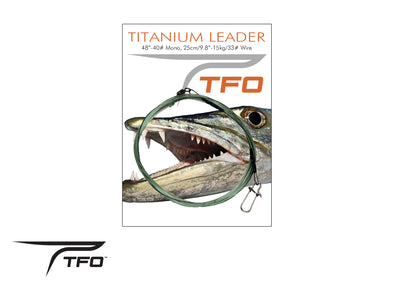 TFO Titanium Pike Leader Packaged | TFO Temple Fork Outfitters