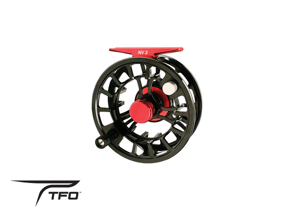 TFO NV Fly Reel 2 front side view