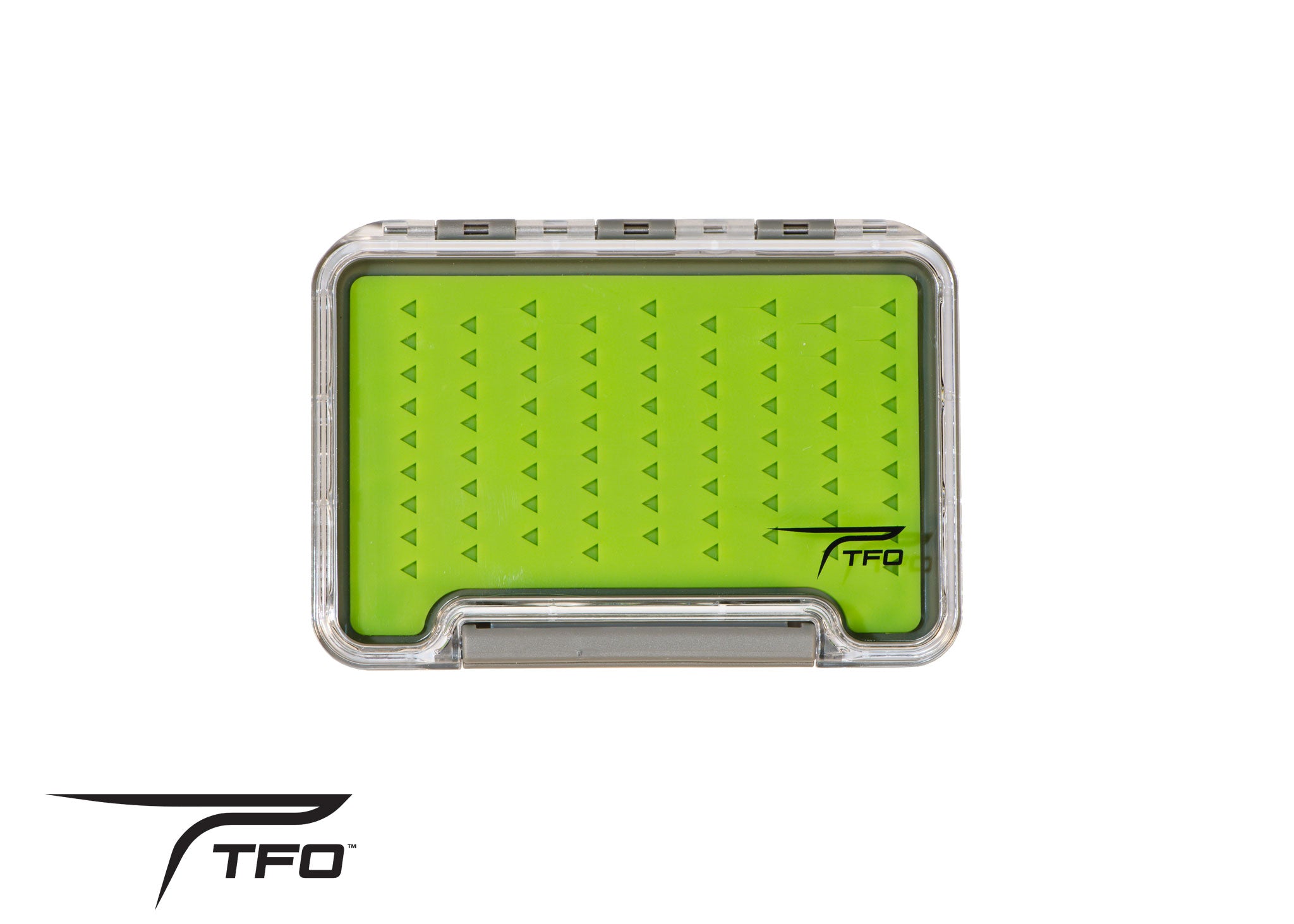 TFO Single Sided Waterproof Slit Silicone Fly Box. 