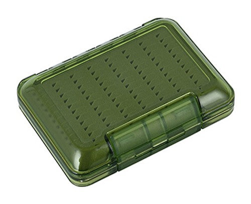 TFO Olive D/S Waterproof Triangle Slit Foam Fly Box, Fly Boxes