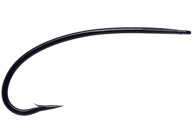 Daiichi 2151 Curved-Shank Salmon Hook - Straight Eye 